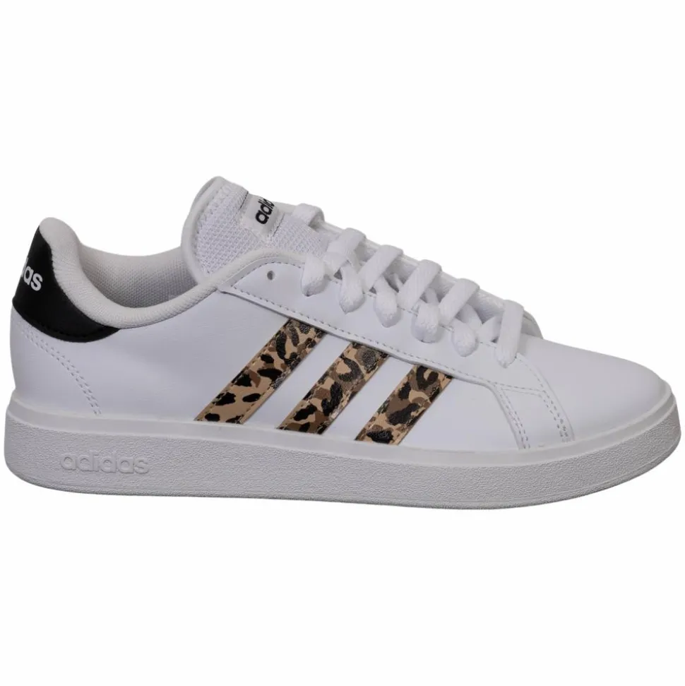 Adidas Grand Court Dame Sneakers - White/Leo