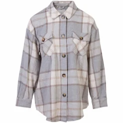 ADPT Dame Skjorte - Light Grey Melange