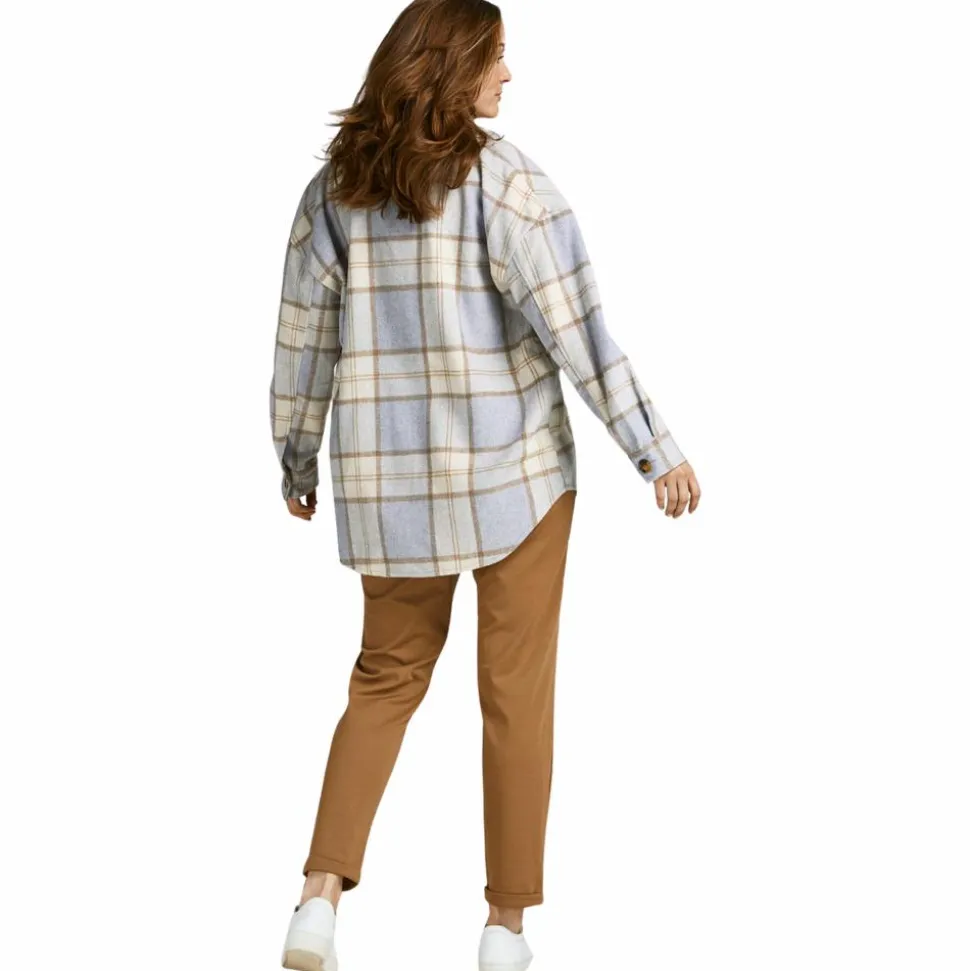 ADPT Dame Skjorte - Light Grey Melange