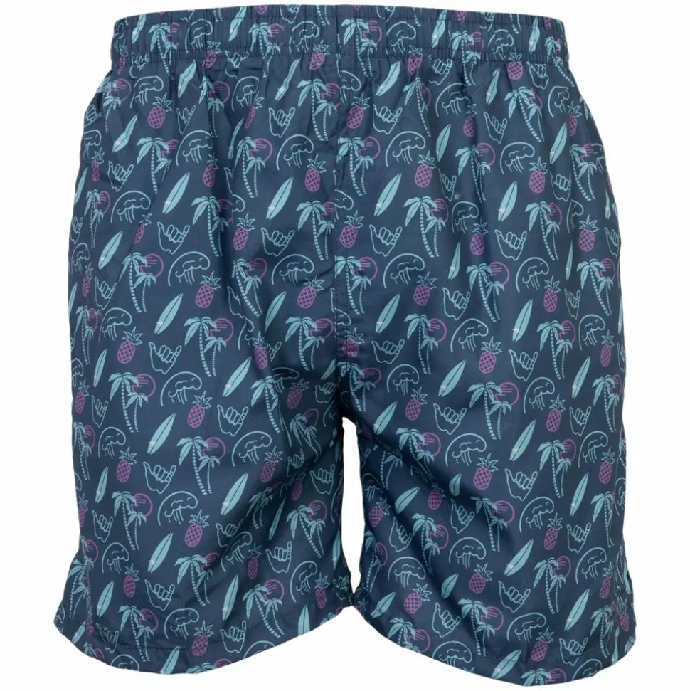 Anyway Herre Badeshorts - Blue print