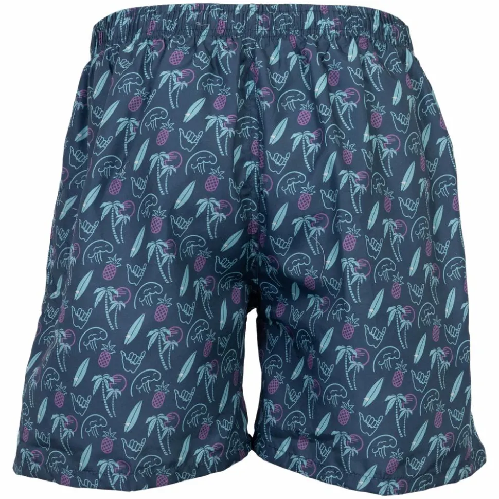 Anyway Herre Badeshorts - Blue print