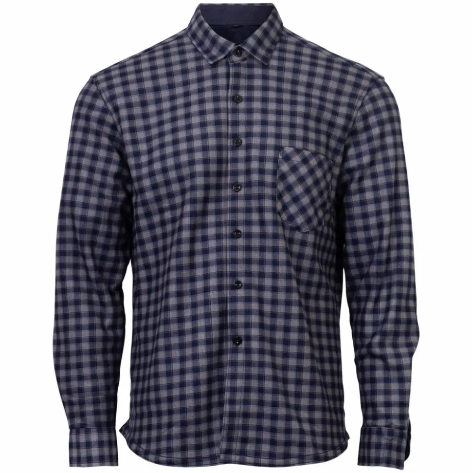 Anyway Herre Skjorte m. for - Navy/Blue