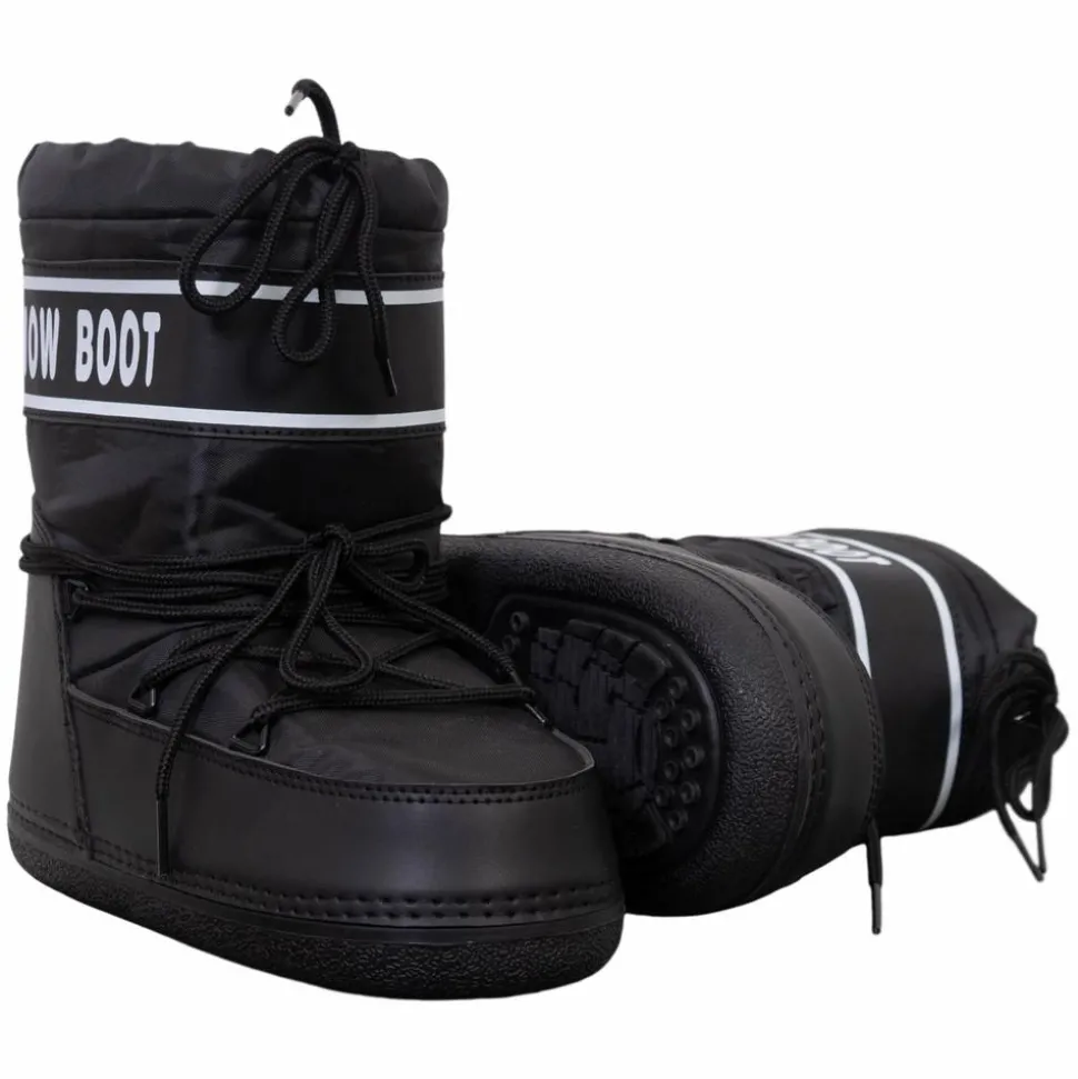 Anyway Snow Boots Unisex Vinterstøvler - Black