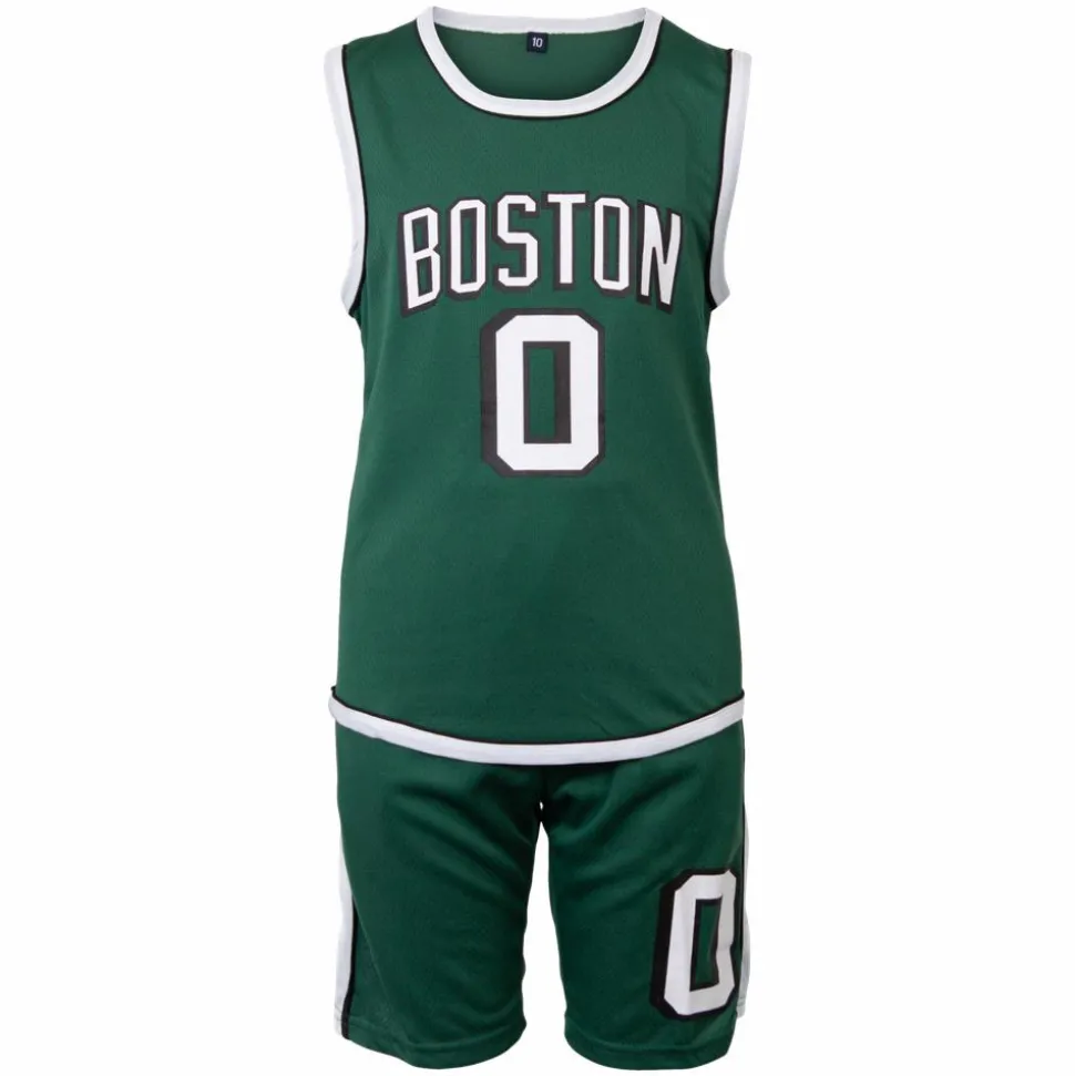 Basketball Børne Shortssæt - Grøn