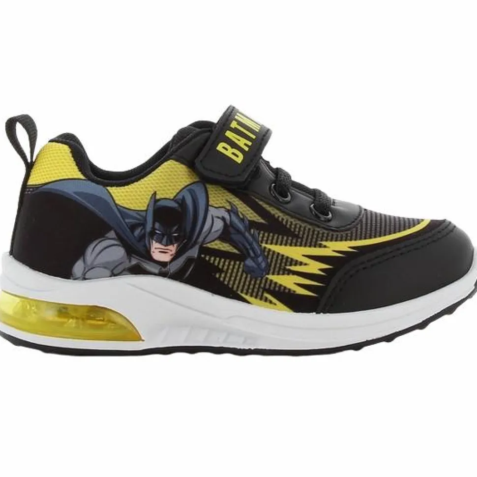 Batman Drenge Sneakers m. blink - Sort/gul
