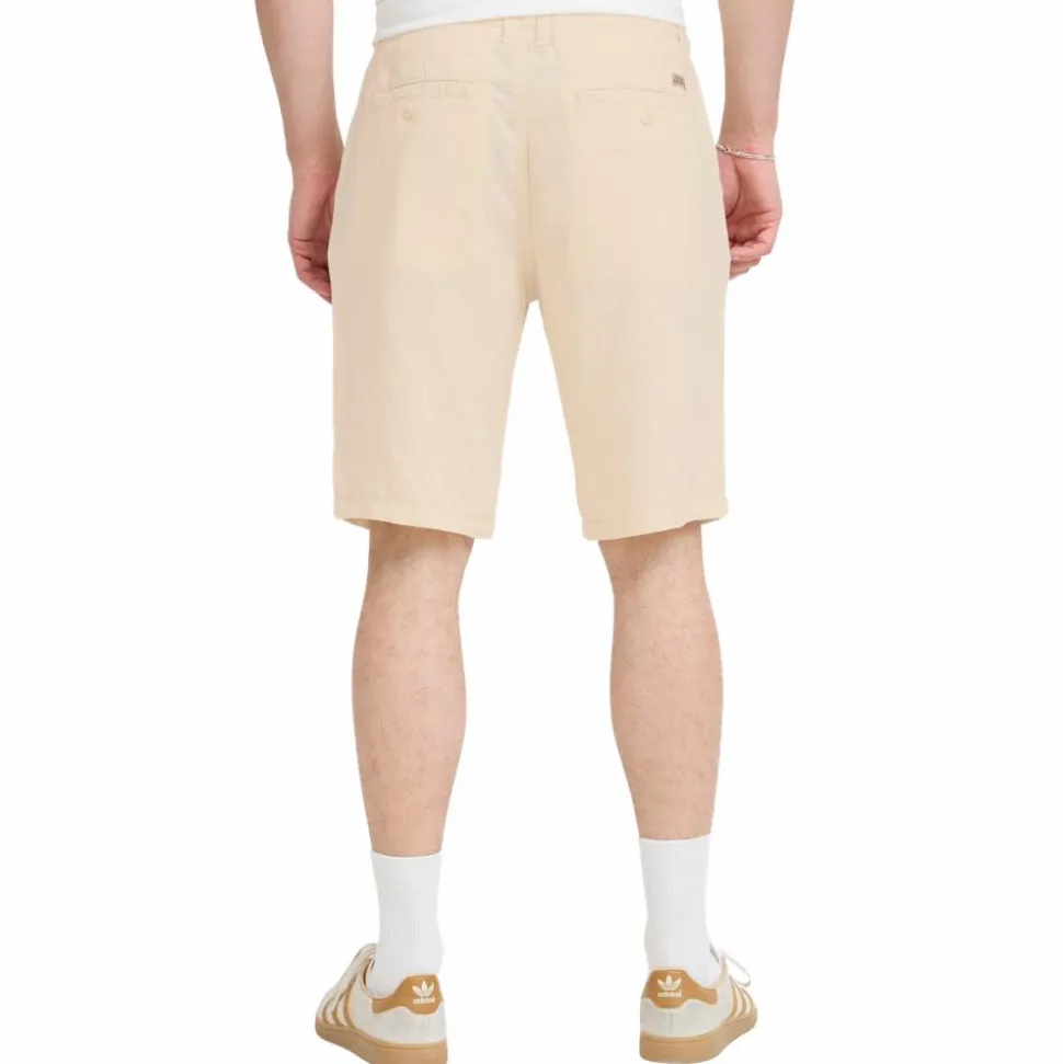 Blend Billy Herre Shorts i hørmix - Bleached Sand