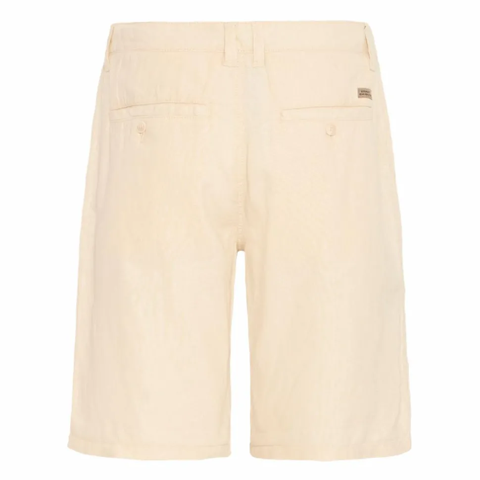 Blend Billy Herre Shorts i hørmix - Bleached Sand
