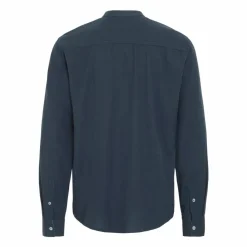 Blend Bobby Herre Skjorte i hørmix - Dress Blues