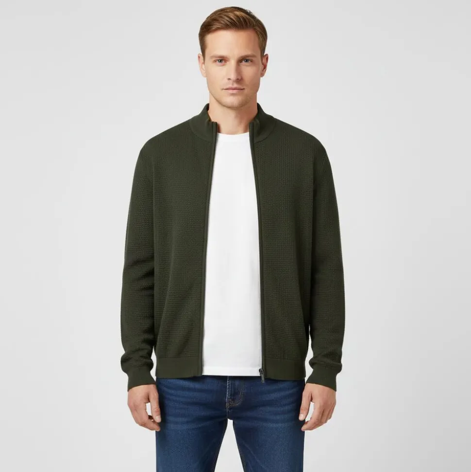 Blend Herre Cardigan - Forest Night