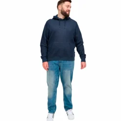Blend Herre Hættetrøje Plus Size - Dress Blues