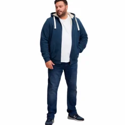Blend Herre Hættetrøje Plus Size - Dress Blues