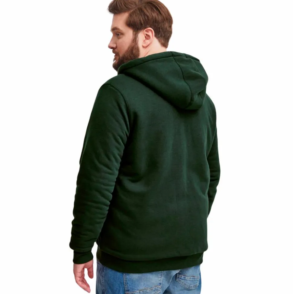 Blend Herre Hættetrøje Plus Size - Deep Forest