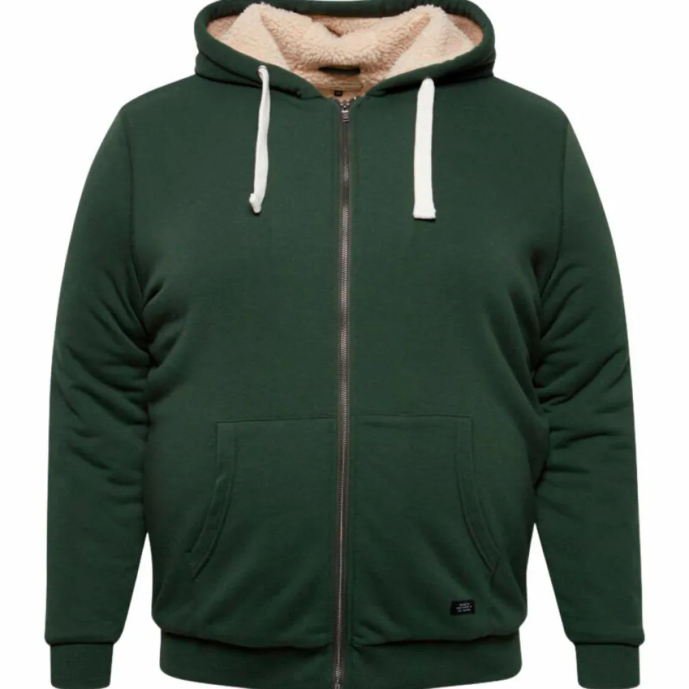Blend Herre Hættetrøje Plus Size - Deep Forest