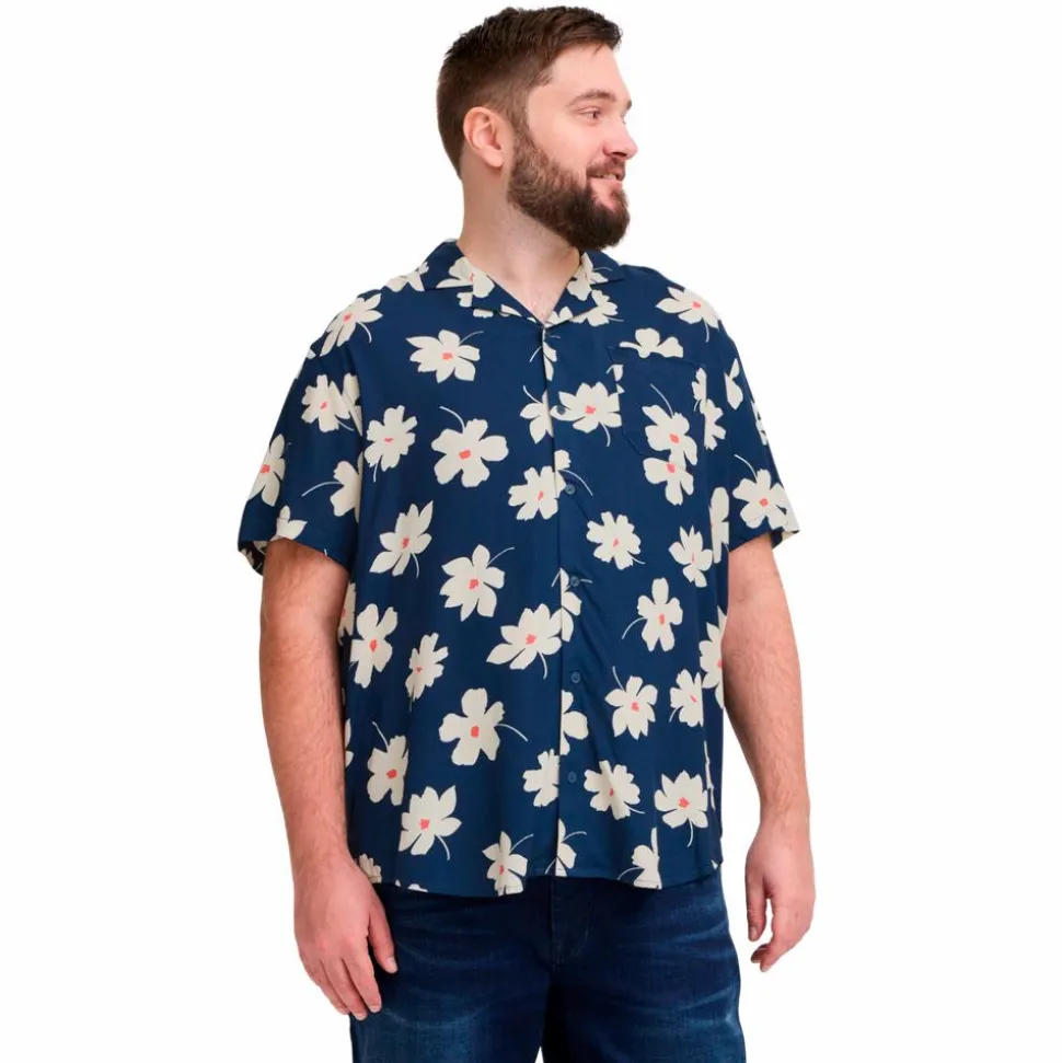 Blend Herre Kortærmet skjorte - Dress Blues