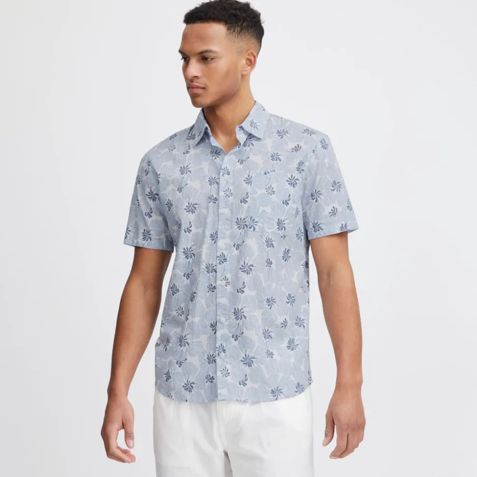 Blend Herre Kortærmet skjorte - Dress Blues