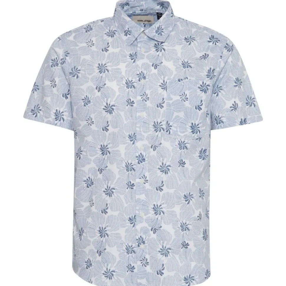 Blend Herre Kortærmet skjorte - Dress Blues