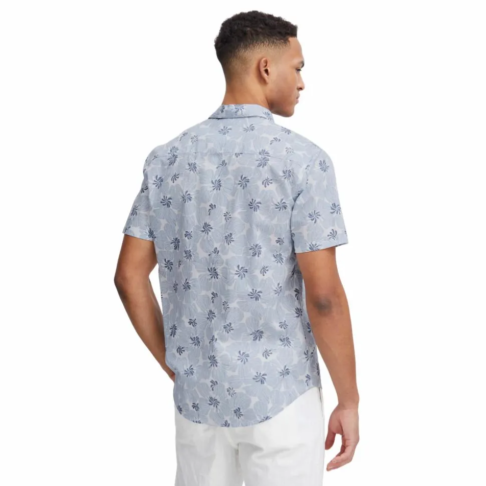 Blend Herre Kortærmet skjorte - Dress Blues