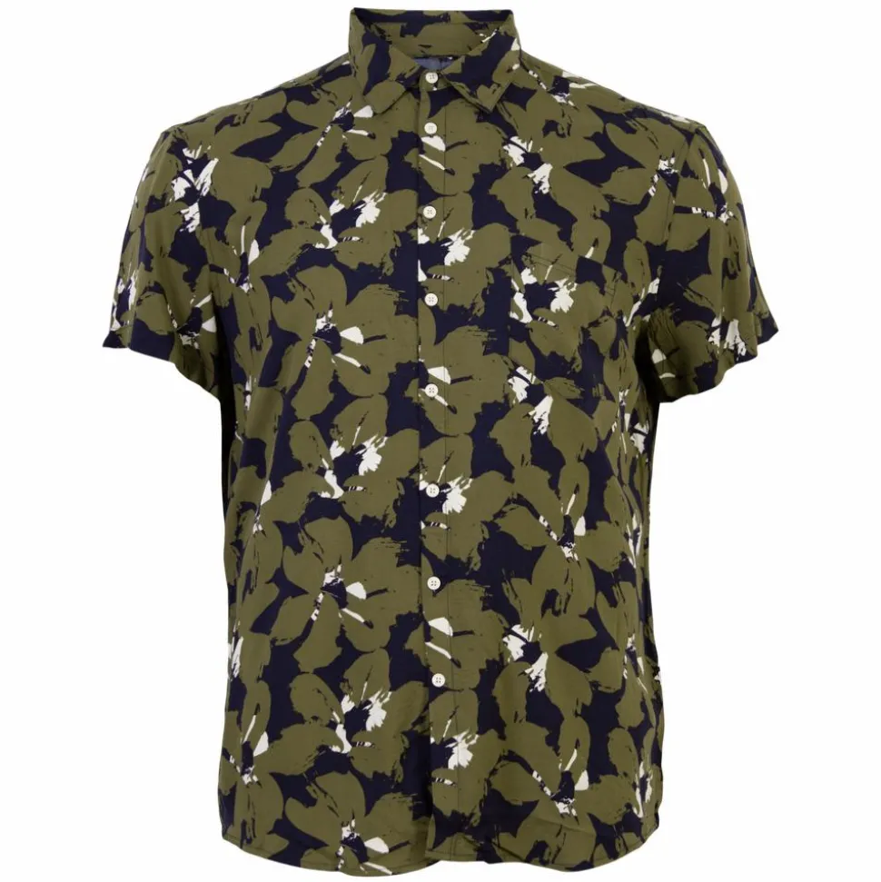Blend Herre Kortærmet skjorte - Dress Blues