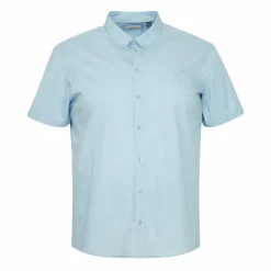Blend Herre Kortærmet skjorte Plus Size - Cashmere Blue