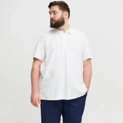 Blend Herre Polo Plus Size - Snow White