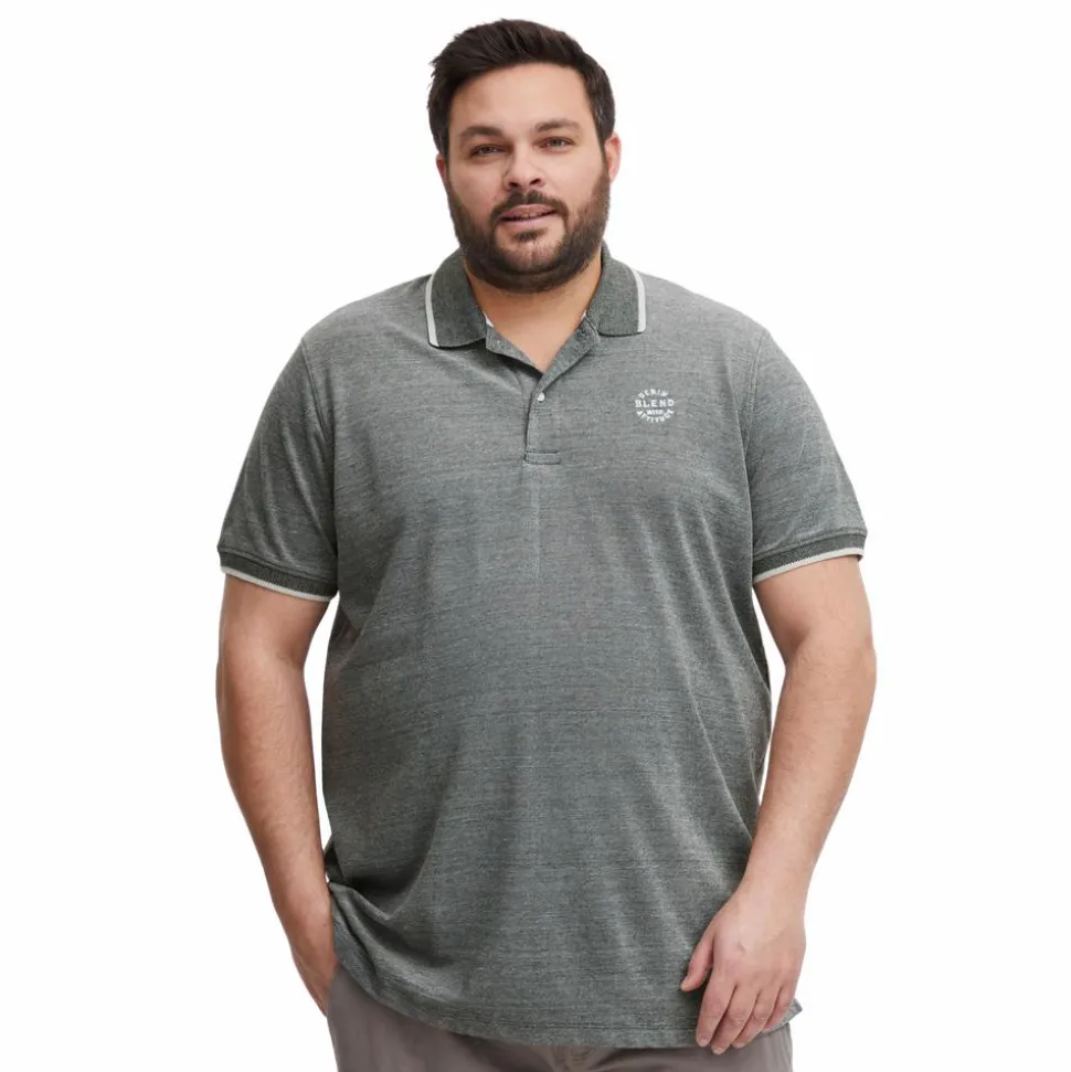 Blend Herre Polo Plus Size - Black