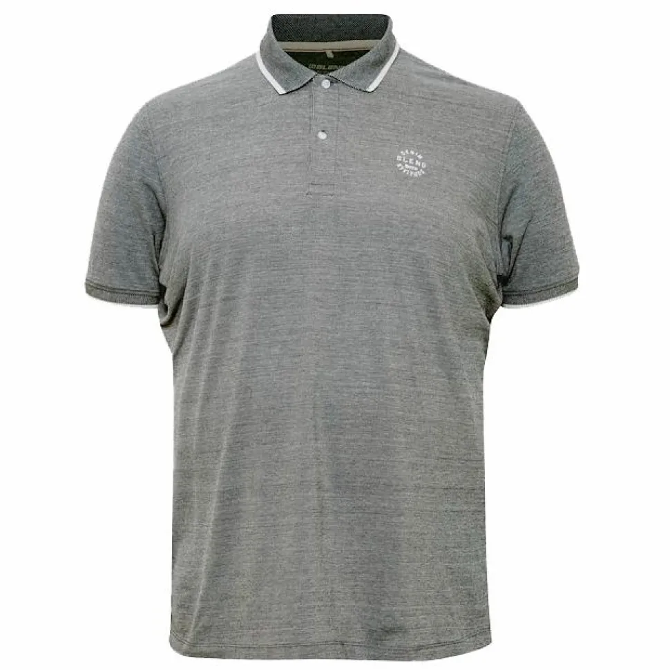 Blend Herre Polo Plus Size - Black