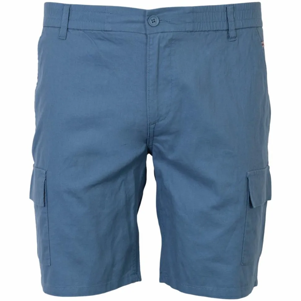 Blend Herre Shorts i hørmix Plus Size - Captain's Blue