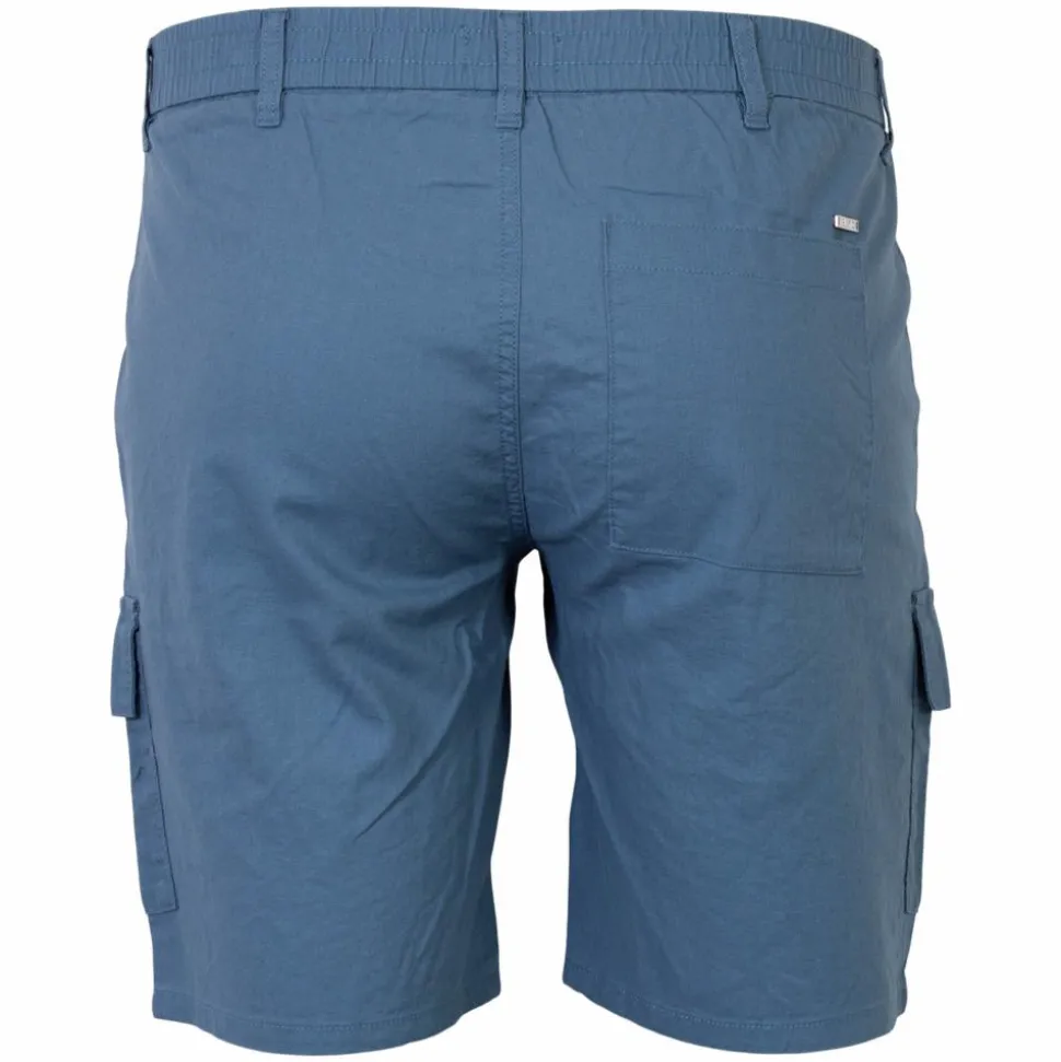 Blend Herre Shorts i hørmix Plus Size - Captain's Blue