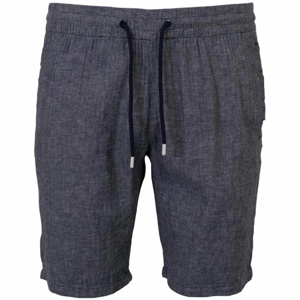 Blend Herre Shorts i hørmix - Dress Blues