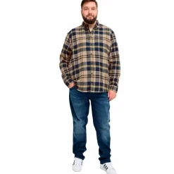 Blend Herre Skjorte Plus Size - Dress Blues