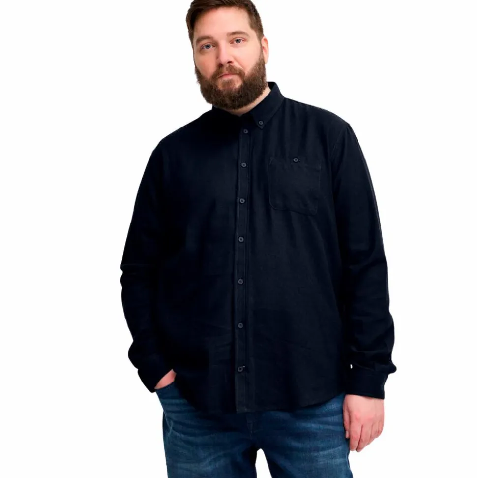 Blend Herre Skjorte Plus Size - Black