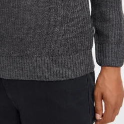 Blend Herre Striktrøje - Black