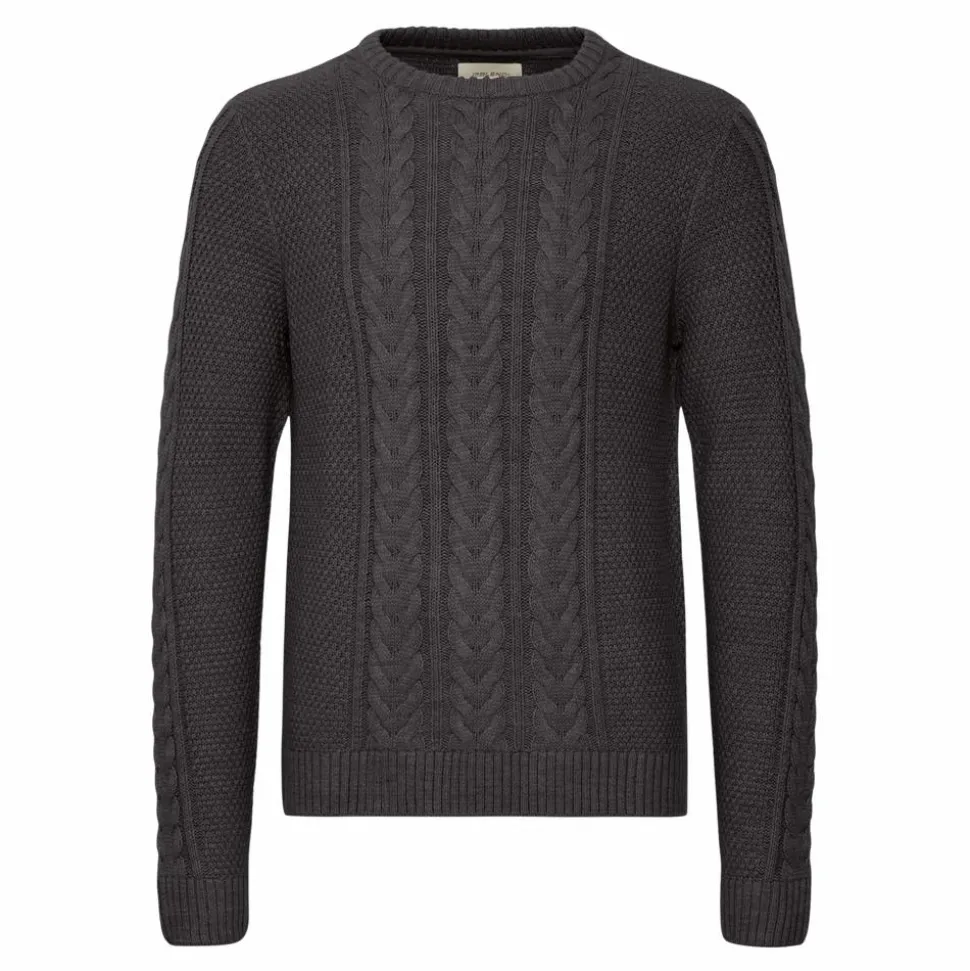 Blend Herre Striktrøje - Charcoal Mix