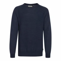 Blend Herre Striktrøje - Dress Blues
