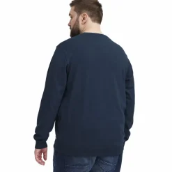 Blend Herre Striktrøje Plus Size - Dress Blues