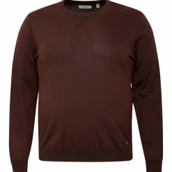 Blend Herre Striktrøje Plus Size - Chicory Coffee
