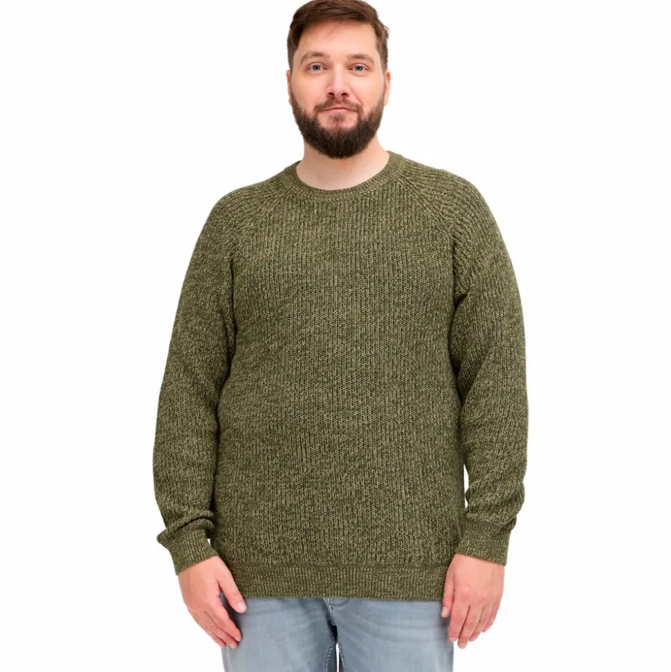 Blend Herre Striktrøje Plus Size - Forest Night