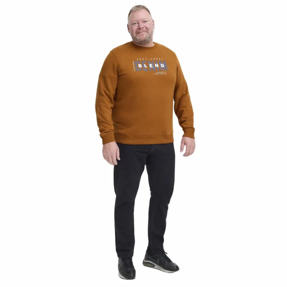 Blend Herre Sweatshirt - Caramel Cafe