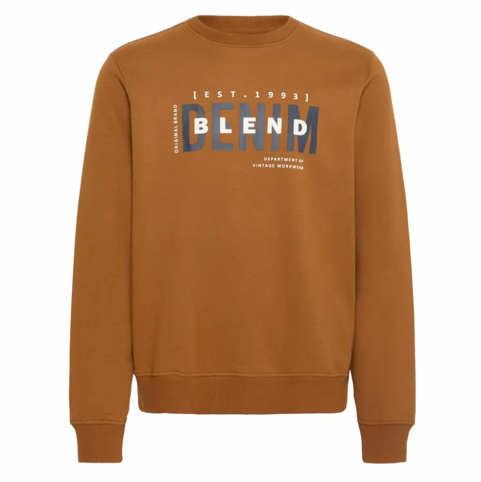 Blend Herre Sweatshirt - Caramel Cafe
