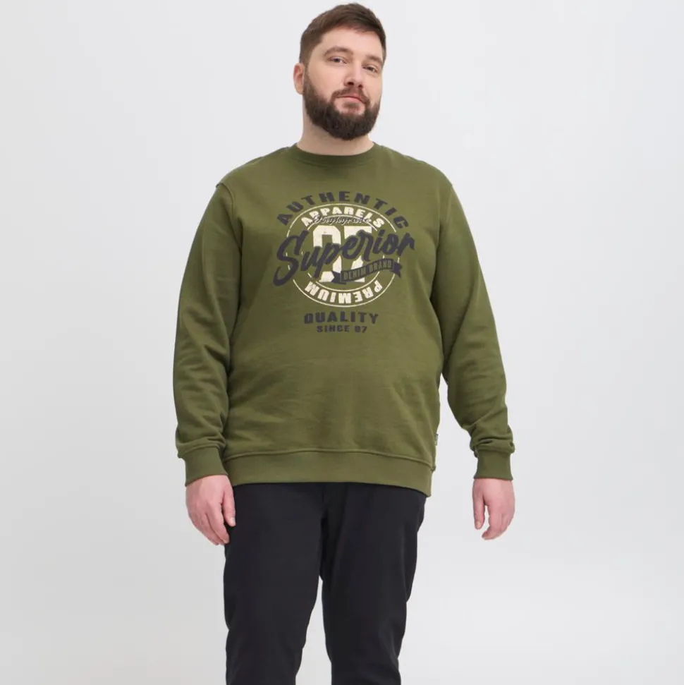 Blend Herre Sweatshirt - Olive Night