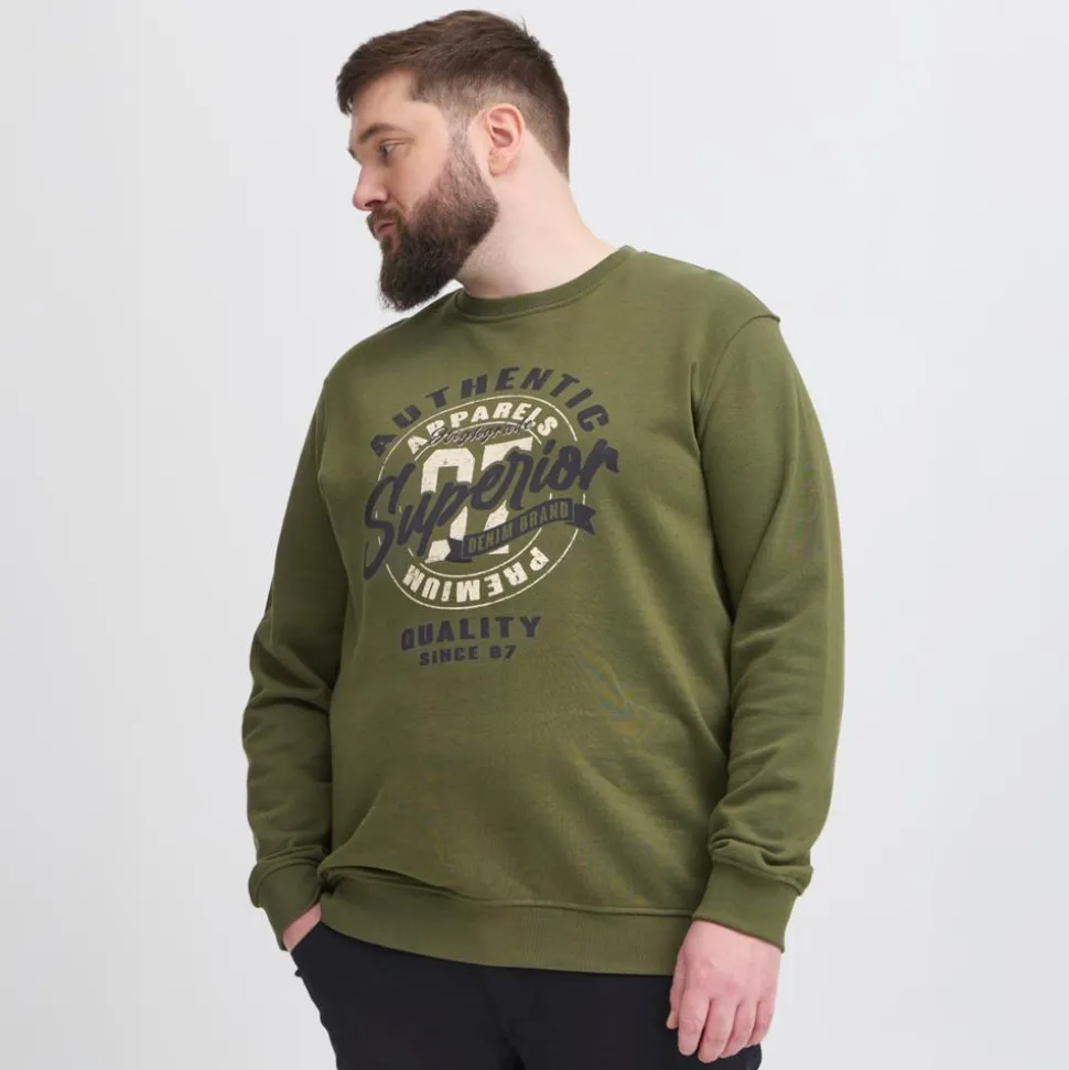 Blend Herre Sweatshirt - Olive Night