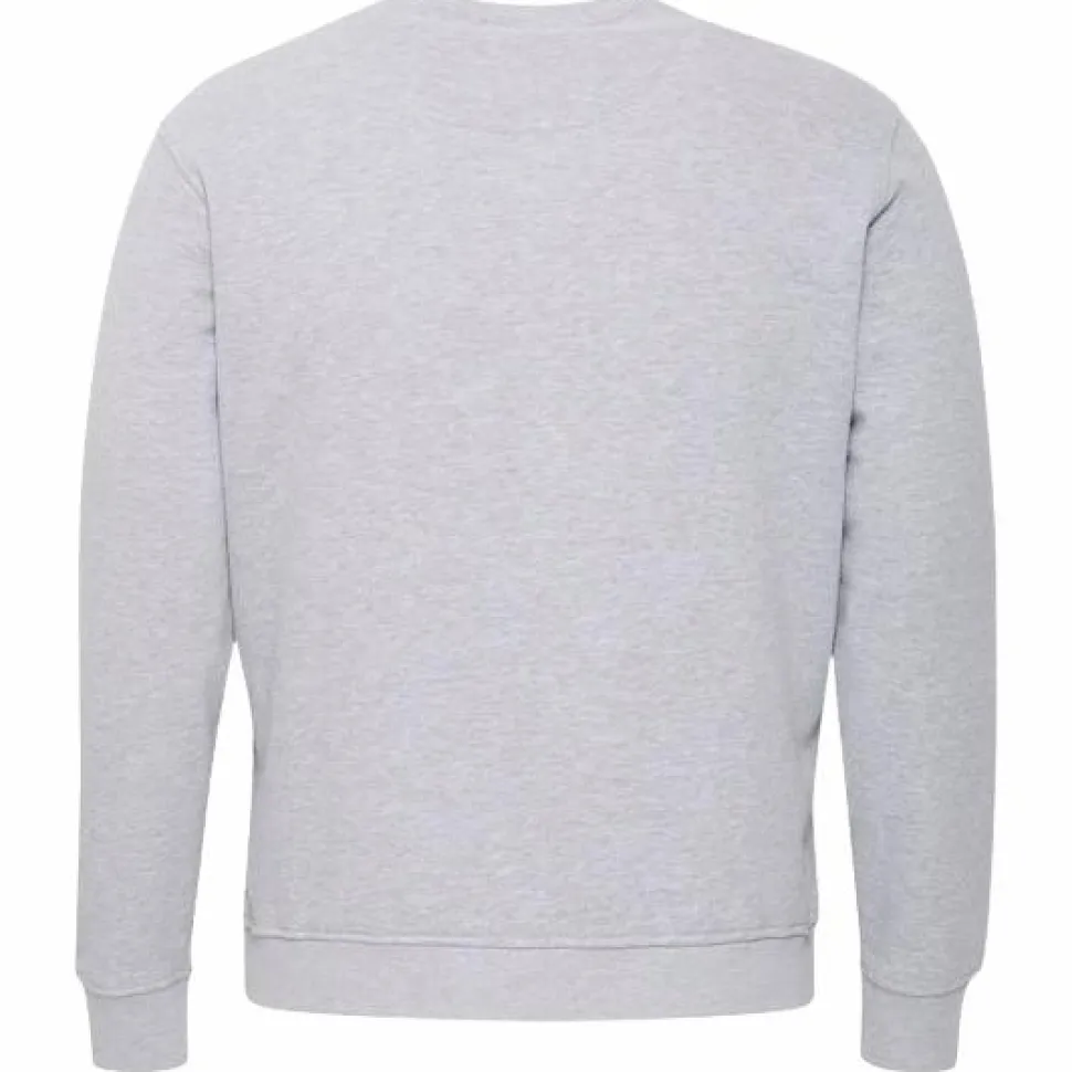 Blend Herre Sweatshirt Plus Size - Stone Mix