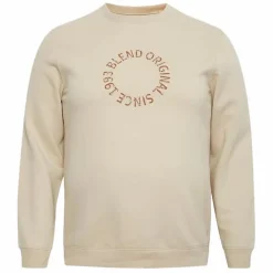Blend Herre Sweatshirt Plus Size - Oyster Grey