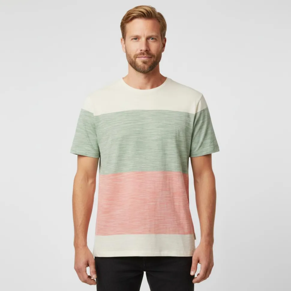 Blend Herre T-shirt - BURNT CORAL