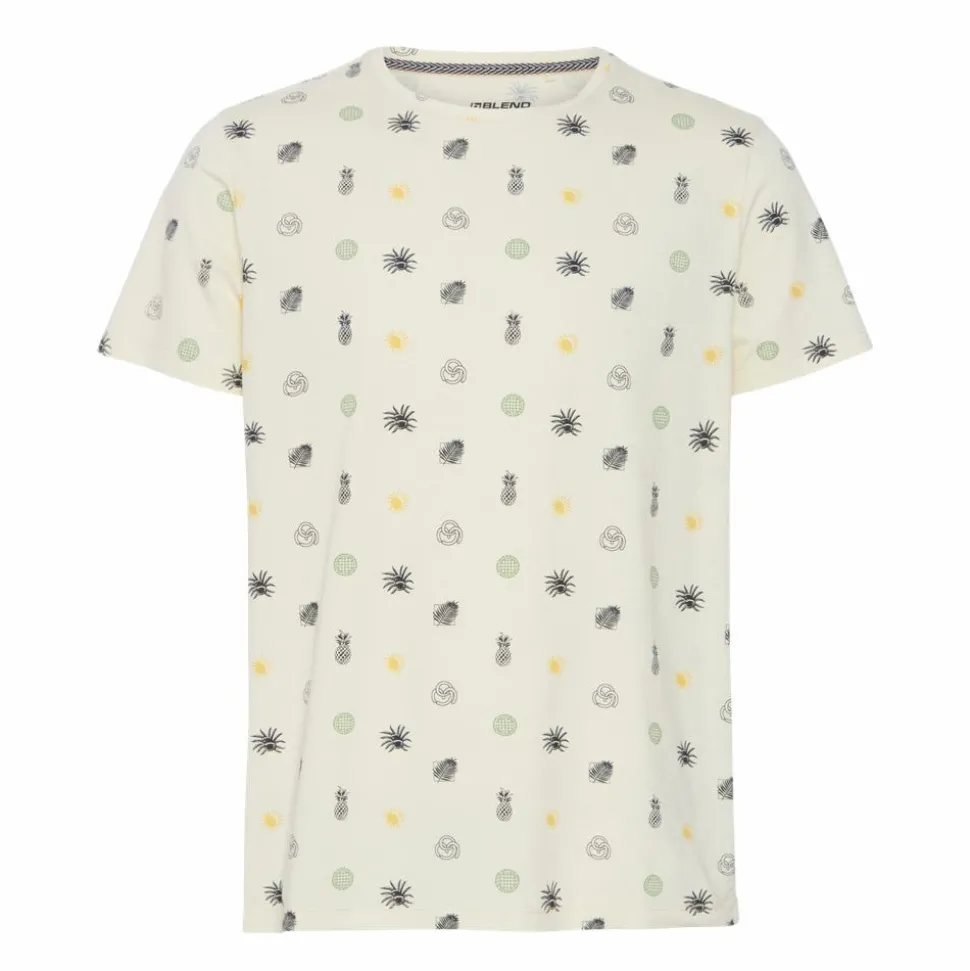 Blend Herre T-shirt - Cloud Cream