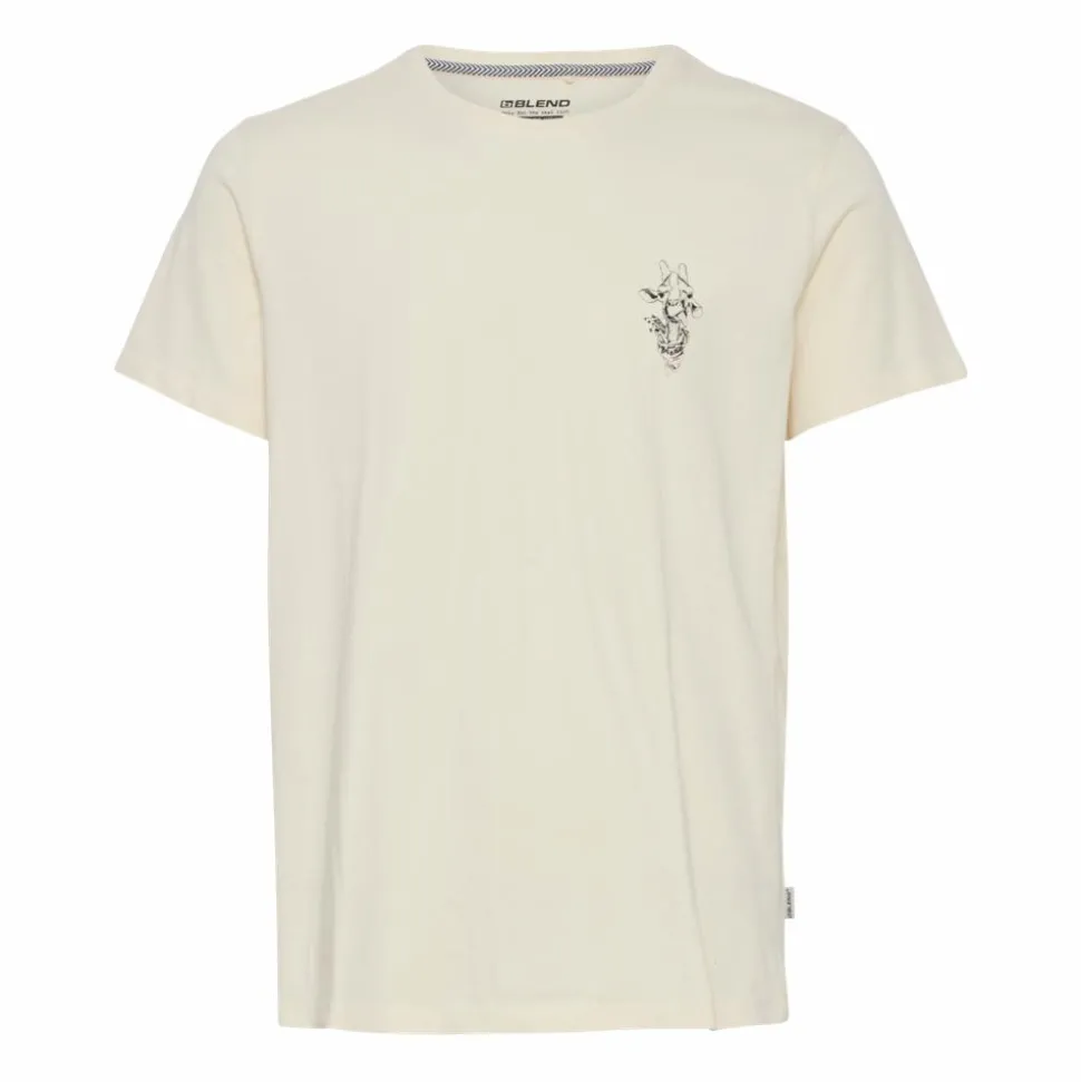 Blend Herre T-shirt - Cloud Cream