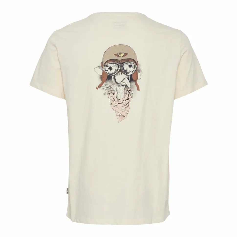 Blend Herre T-shirt - Cloud Cream