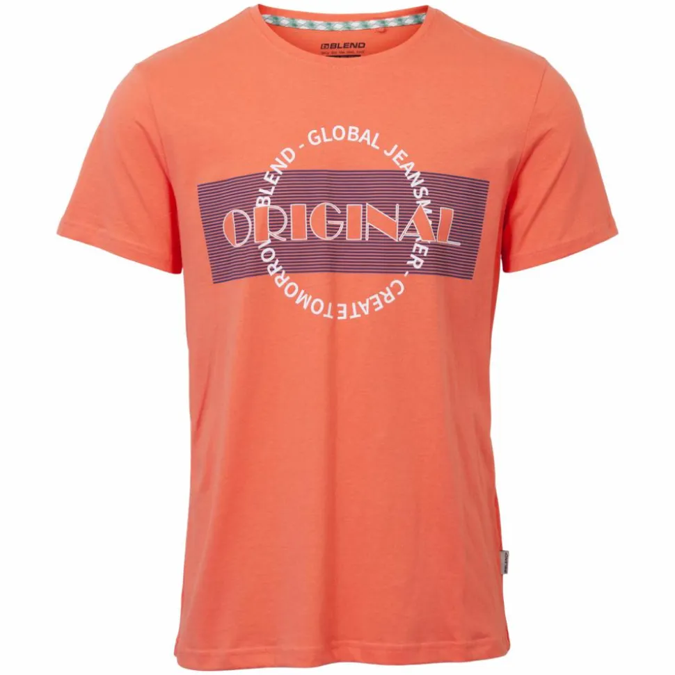 Blend Herre T-shirt - Coral Quartz