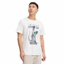 Blend Herre T-shirt - Snow White