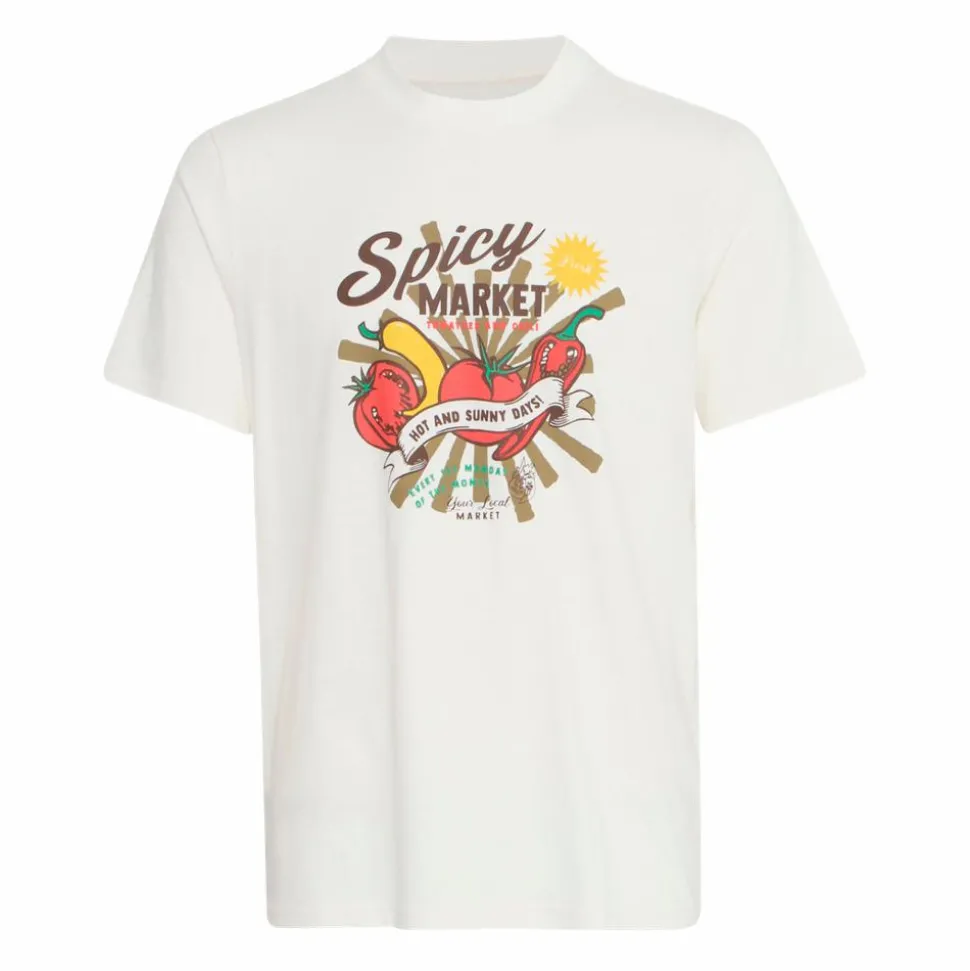 Blend Herre T-shirt - Snow White